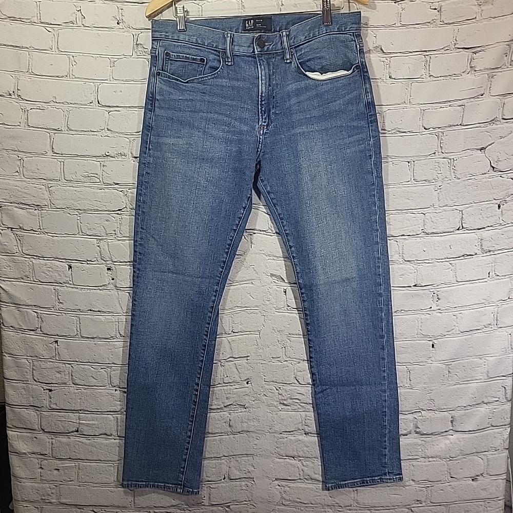 Gap Jeans Mens 32x32 Blue Denim Straight‎